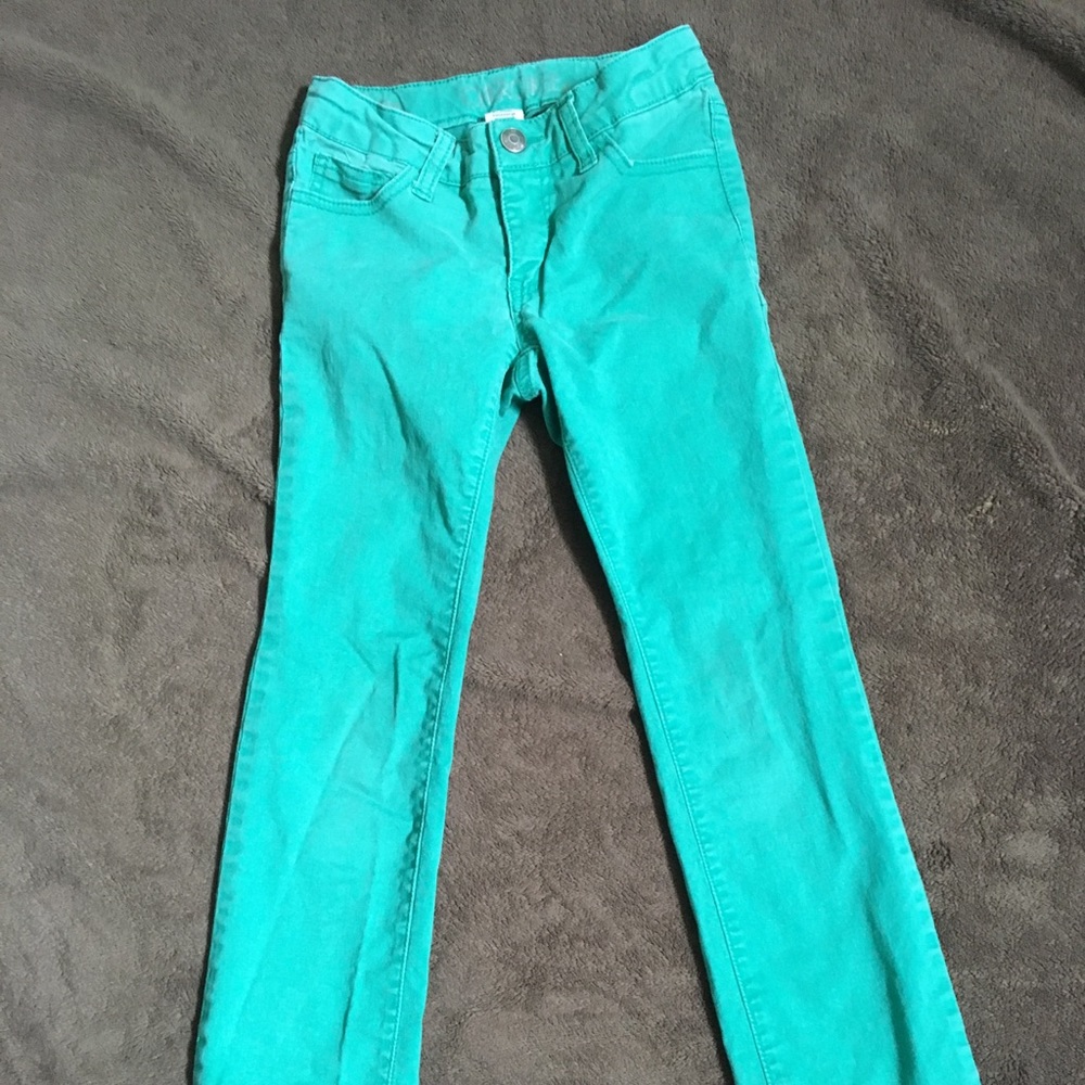Cherokee teal skinny jeans size 8